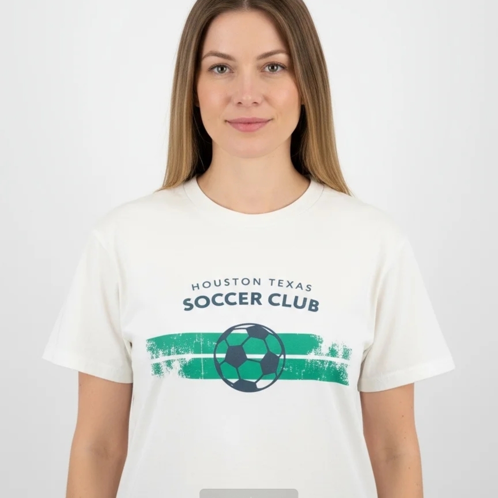 Houston Texas Soccer Club Kids White T-Shirt